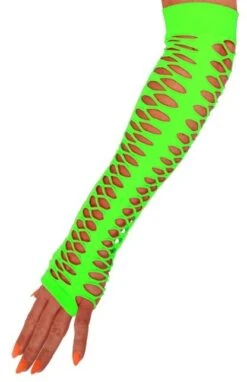 Gaten Handschoenen Fluor Groen