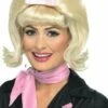 Blonde Grease Pruik Jaren 50