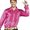 Disco Blouse Toppers Hotpink