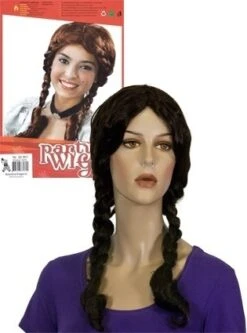 Donker Bruine Pruik Tiroolse Kim