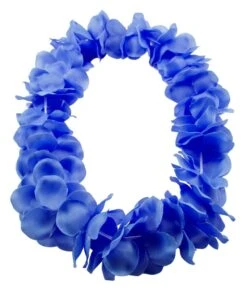 Blauwe Hawai Krans Neon Luxe