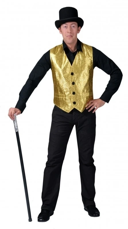 Disco Gilet Goud 1 Disco Gilet Goud