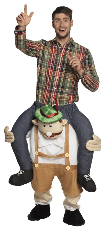Gedragen Funny Tiroler Anton Kostuum 1 Gedragen Funny Tiroler Anton Kostuum