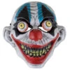Clowns Masker Met Rollende Ogen | Wit | Halloween