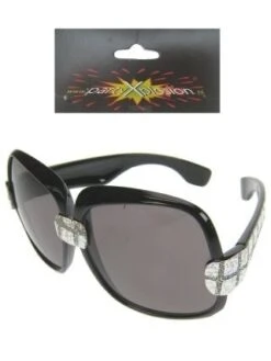 Toppers Bril Zwart-zilver