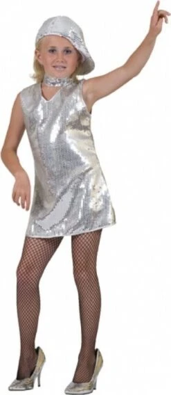 Glitter Jurkje / Tuniek Zilver