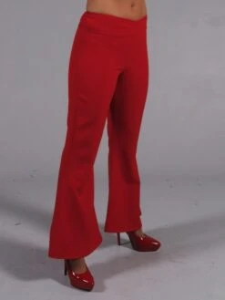 Disco / 70`s Wijde Broek Rood