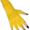 Vingerloze Handschoen Geel