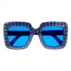 Partybril Bling Bling | Blauw
