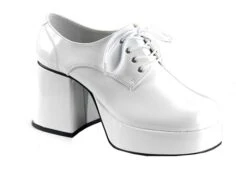 Herenschoen Plateauzool Jazz Wit
