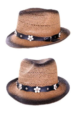 Kojachoedje Stro Kleur Met Bloemenbandje