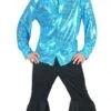 Glitter Blouse Aqua / Blauw