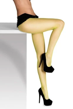 Visnet Panty Neon Geel