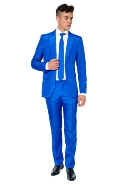 Solid Blue Suitmeister Kostuum
