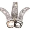 Venetiaans Oogmasker Joker Zilver