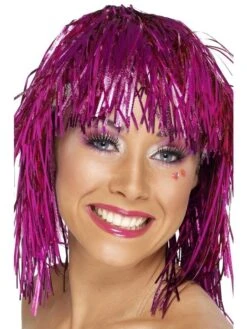 Folie Pruik Paars