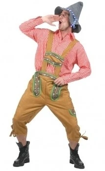 Lederhose Bruin De Luxe