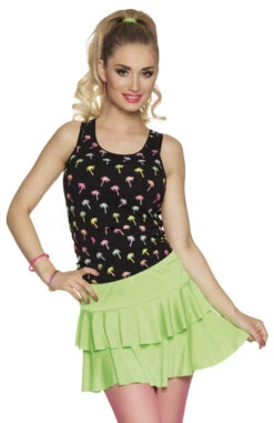 Mini Rok Neon Groen
