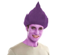 Pruik Trolls Paars | Trollen Pruiken