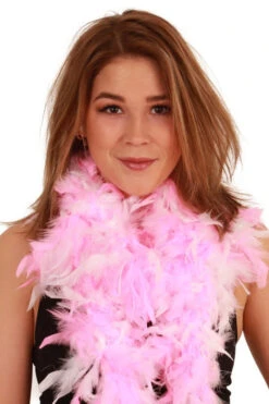 Boa Wit/roze 180 Cm.| Luxe Boa's