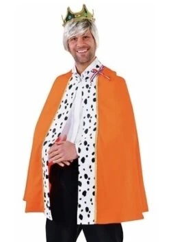 Korte Koningsmantel Oranje