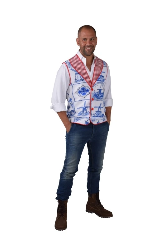 Delftsblauw Gilet 1 Delftsblauw Gilet