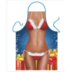Schort - Santa Bikini