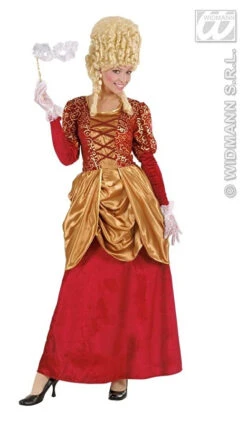 Markiezin Jurk Fluweel Rood