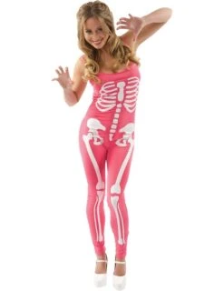 Roze Skeleton Jumpsuit