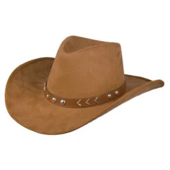 Cowboy Hoed Nebraska Bruin | Luxe Bruine Hoed
