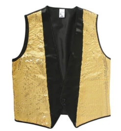 Vestje Paillet Goud -Kostuums vrouwen Winkel 981044459ab328ca4bf22550ea022e5bff018640