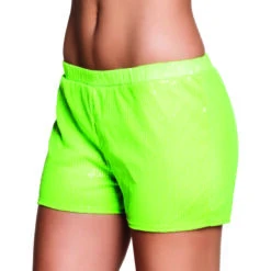 Hotpants Sequins Neon Groen