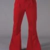 Disco / 70`s Wijde Broek Rood
