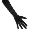 Glamour Handschoenen Lang Zwart