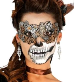 Oogmasker Latex Steampunk