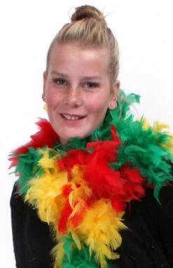 Boa Rood/geel/groen 180 Cm.| Luxe Boa's
