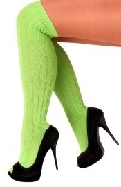 Groene Neon Kniekousen