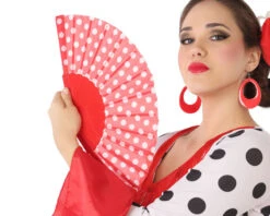 Spaanse Waaier | Rood Wit