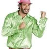 Disco Blouse Toppers Lime Groen