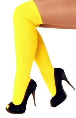 Kniekousen Neon Geel