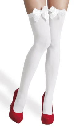 Kousen Met Strik Wit