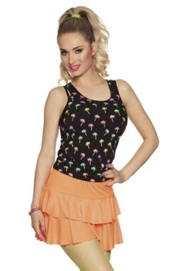 Mini Rok Neon Oranje