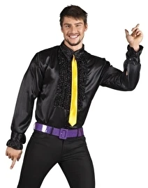 Disco Blouse Toppers Zwart