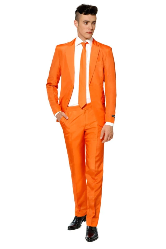 Solid Orange Suitmeister Kostuum 1 Solid Orange Suitmeister Kostuum