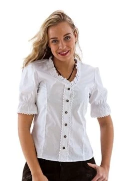 Trachten Blouse Wit