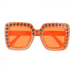 Partybril Bling Bling | Oranje