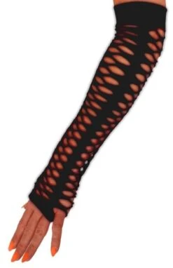 Gaten Handschoenen Zwart