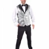 Gilet Paillet Zilver Deluxe