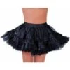 Zwarte Korte Petticoat