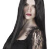 Pruik Zwart Lang